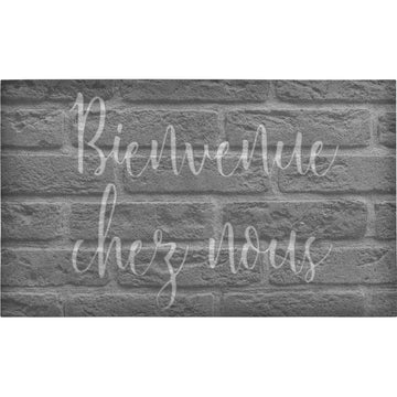 Preș de Intrare Exterior Brique 45X75CM Cauciuc