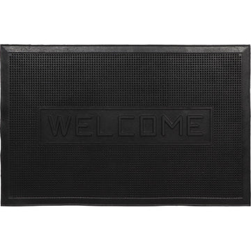 Preș Intrare Exterior Adam 45X70CM Cauciuc - Negru Welcome