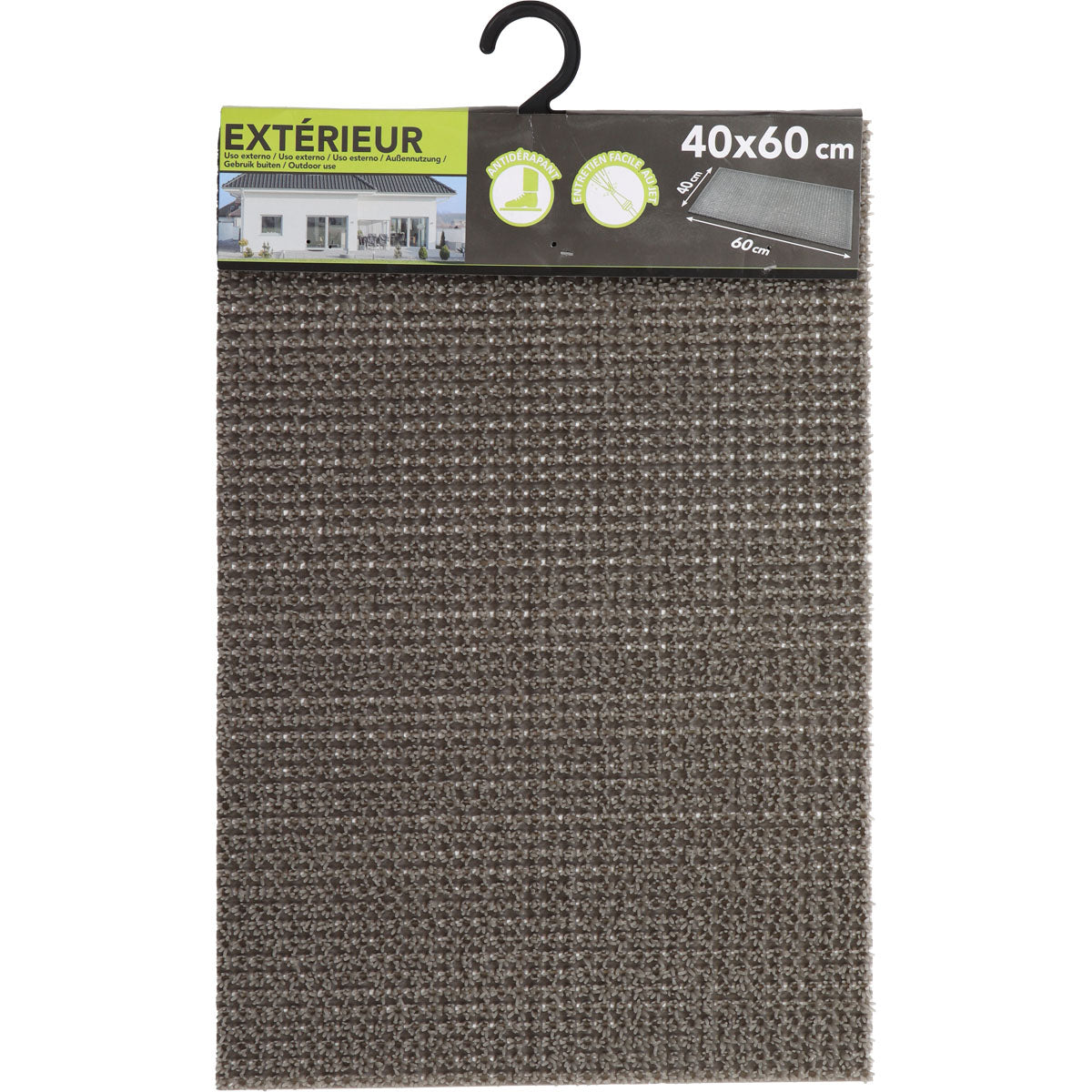 Preș de Intrare Exterior Pixie 40X60CM Iarbă Artificială - Gri