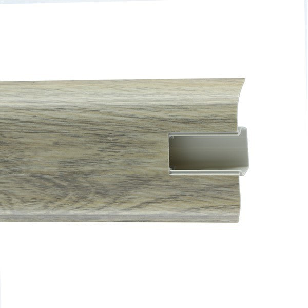 Plintă PVC cu Canal Cablu 5,5 cm x 250 cm