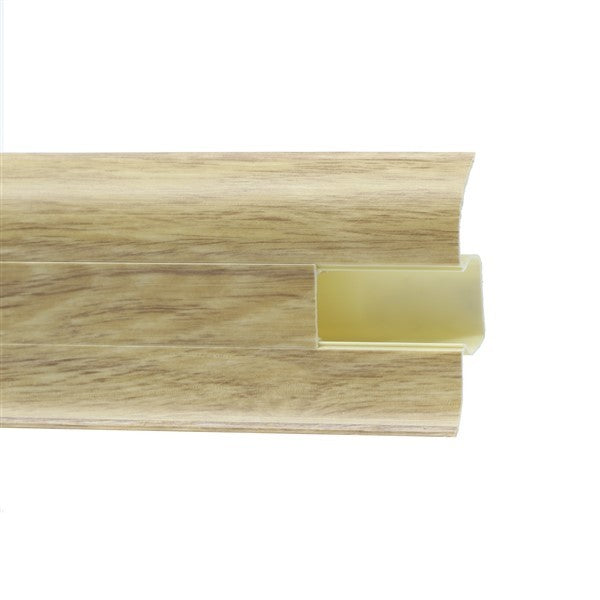 Plintă PVC cu Canal Cablu 5,5 cm x 250 cm