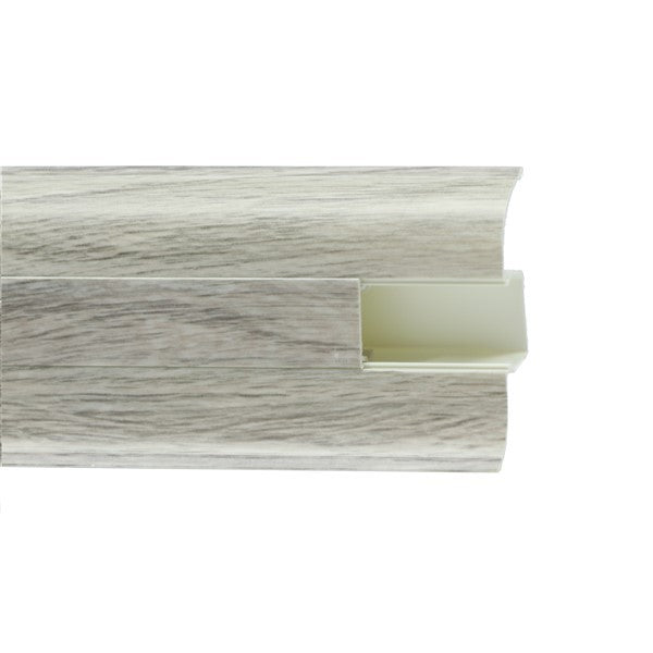 Plintă PVC cu Canal Cablu 5,5 cm x 250 cm