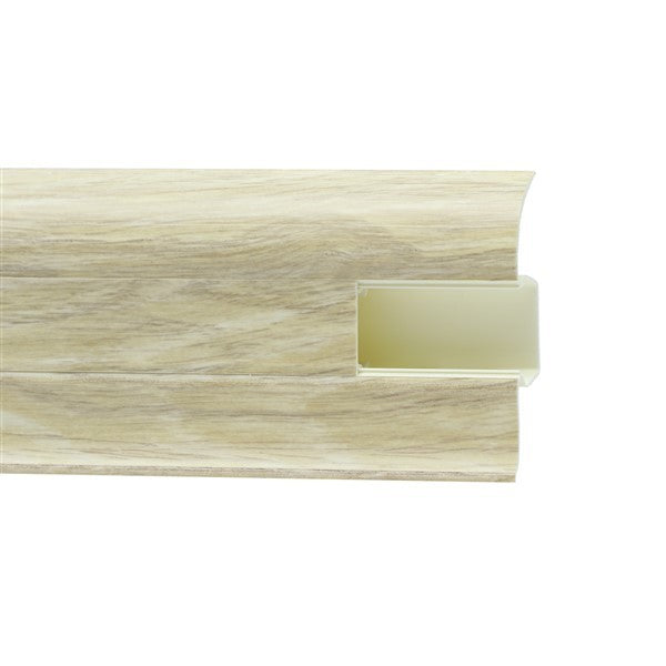 Plintă PVC cu Canal Cablu 5,5 cm x 250 cm