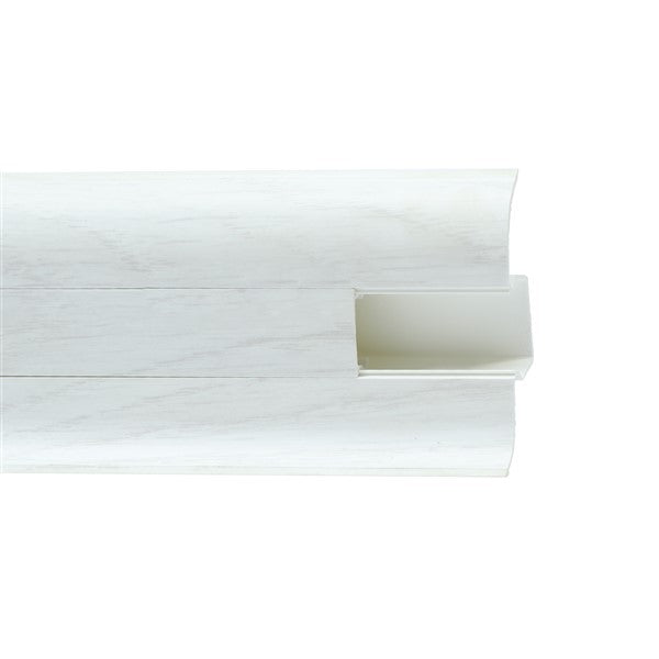 Plintă PVC cu Canal Cablu 5,5 cm x 250 cm
