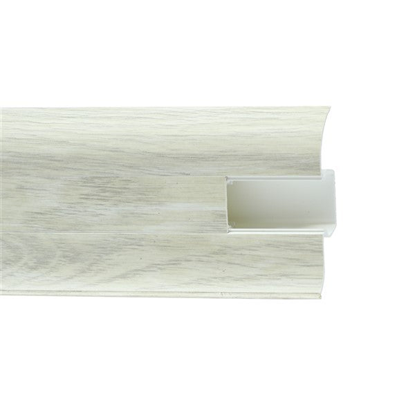 Plintă PVC cu Canal Cablu 5,5 cm x 250 cm