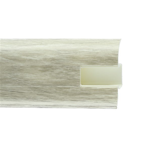 Plintă PVC cu Canal Cablu 5,5 cm x 250 cm
