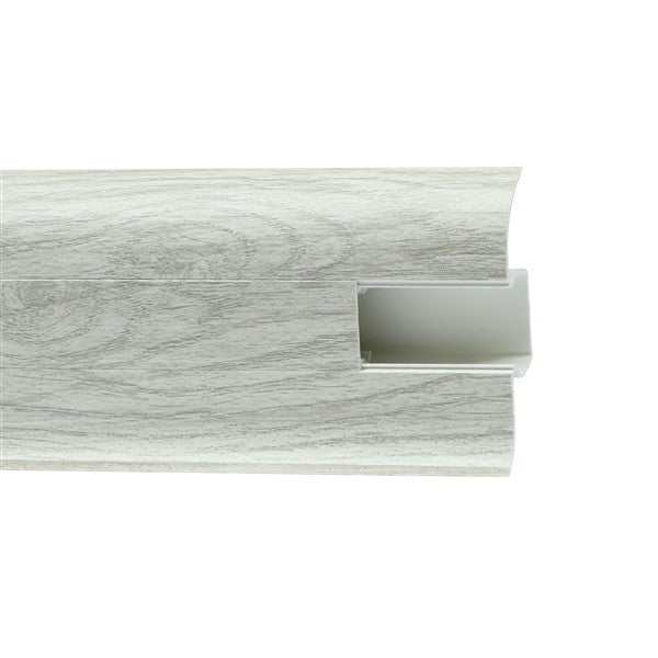 Plintă PVC cu Canal Cablu 5,5 cm x 250 cm