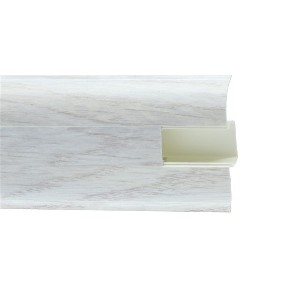 Plintă PVC cu Canal Cablu 5,5 cm x 250 cm
