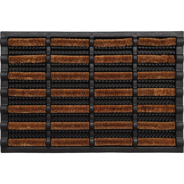 Preș de Intrare Scratching 40X60CM Cauciuc/Coco - Negru