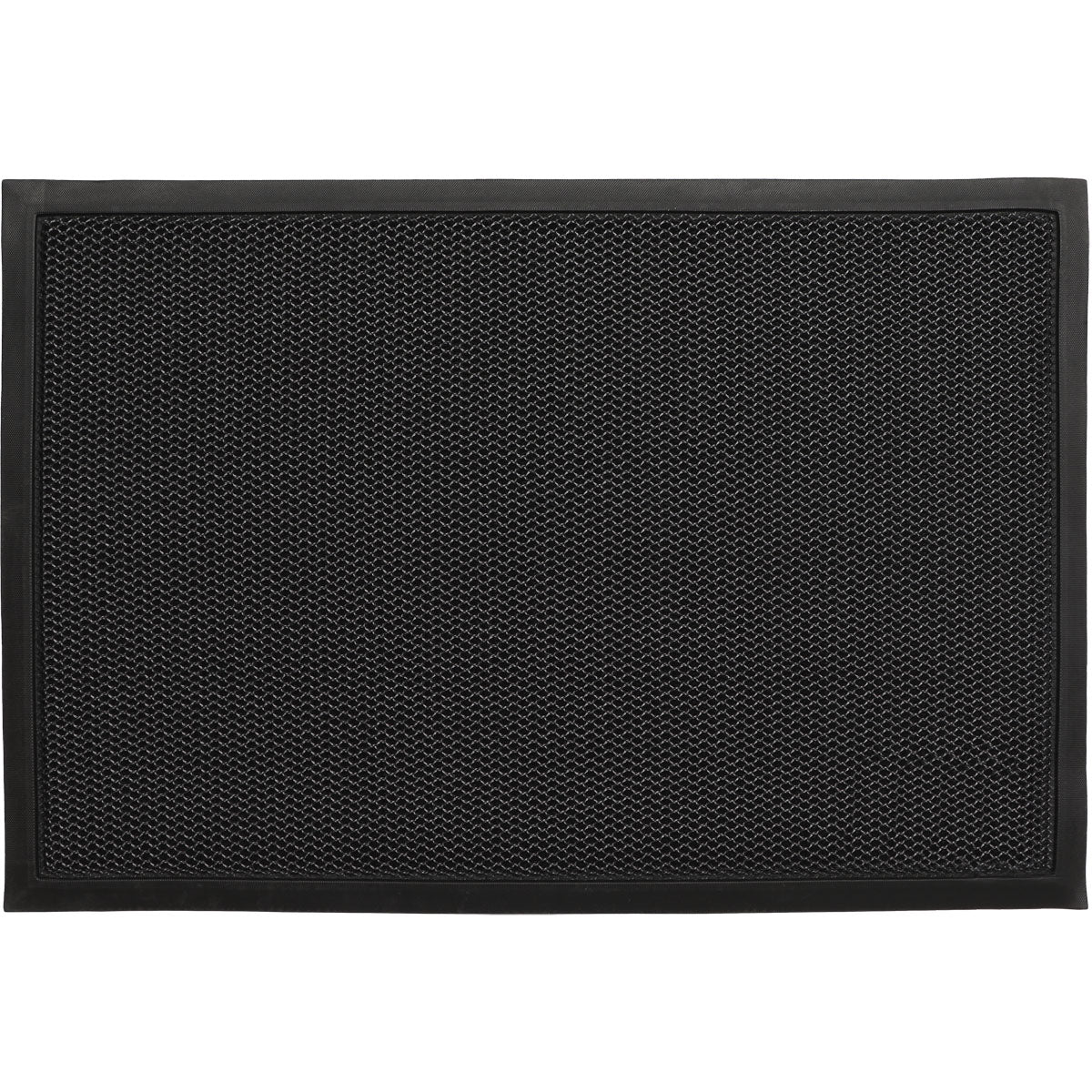 Preș Intrare Exterior 3D Grille  60X90CM Poliester/Tpe - Gri Negru