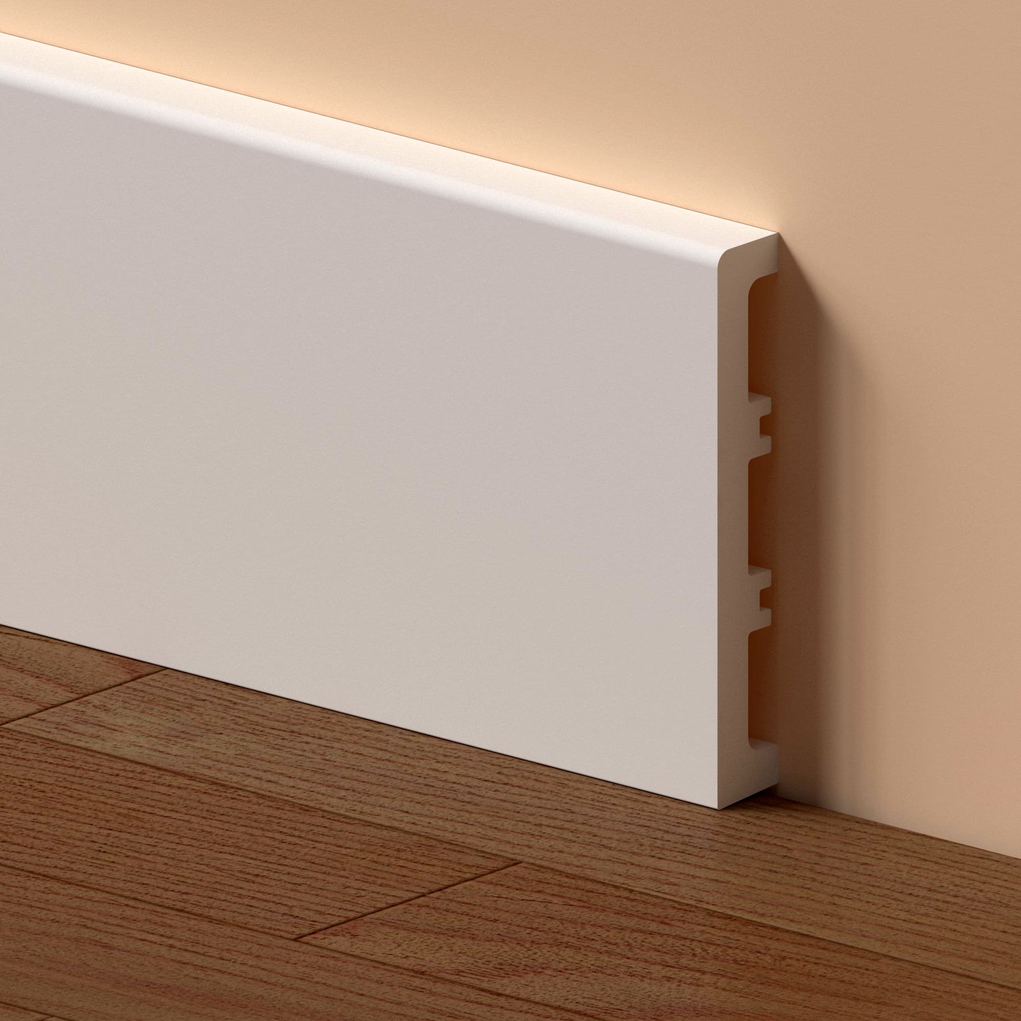Plintă UltraResist Albă Duropolimer 10 cm x 220 cm