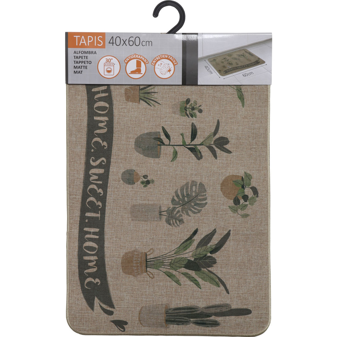 Covor bucătărie Home Sweet Home Beige - 50X80CM