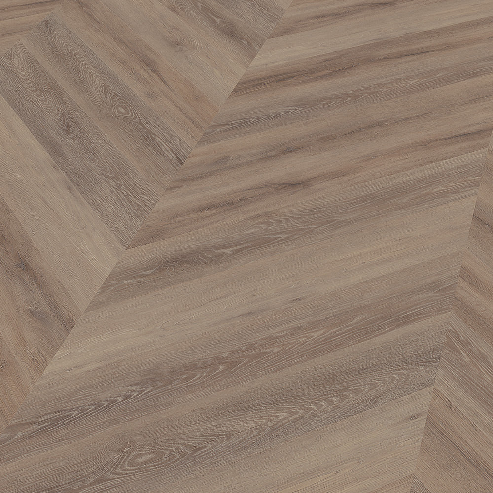 Parchet LVT Texturat Chevron 3 mm Cerused Oak Dark Natural - W55