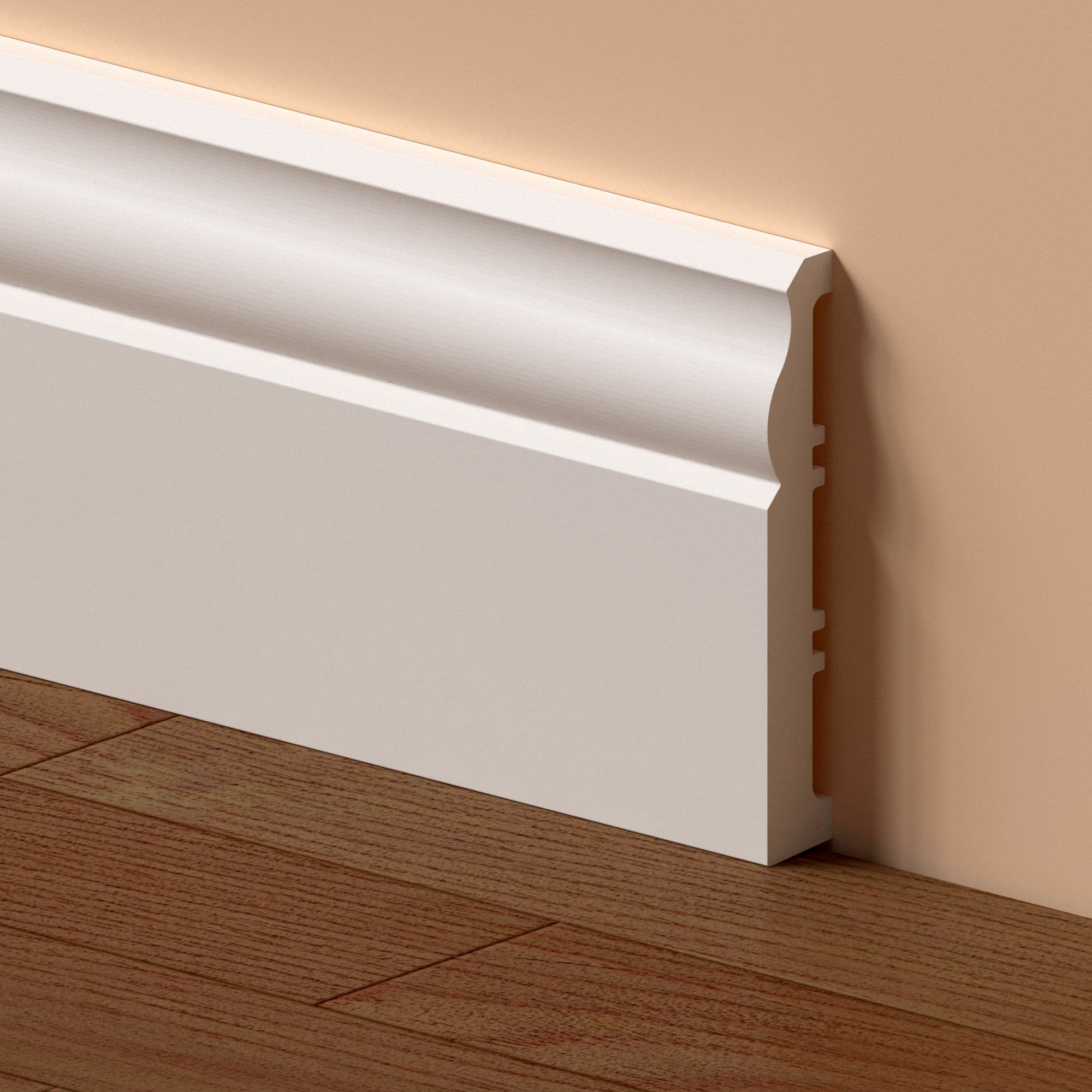 Plintă UltraResist Albă Duropolimer 10 cm x 220 cm