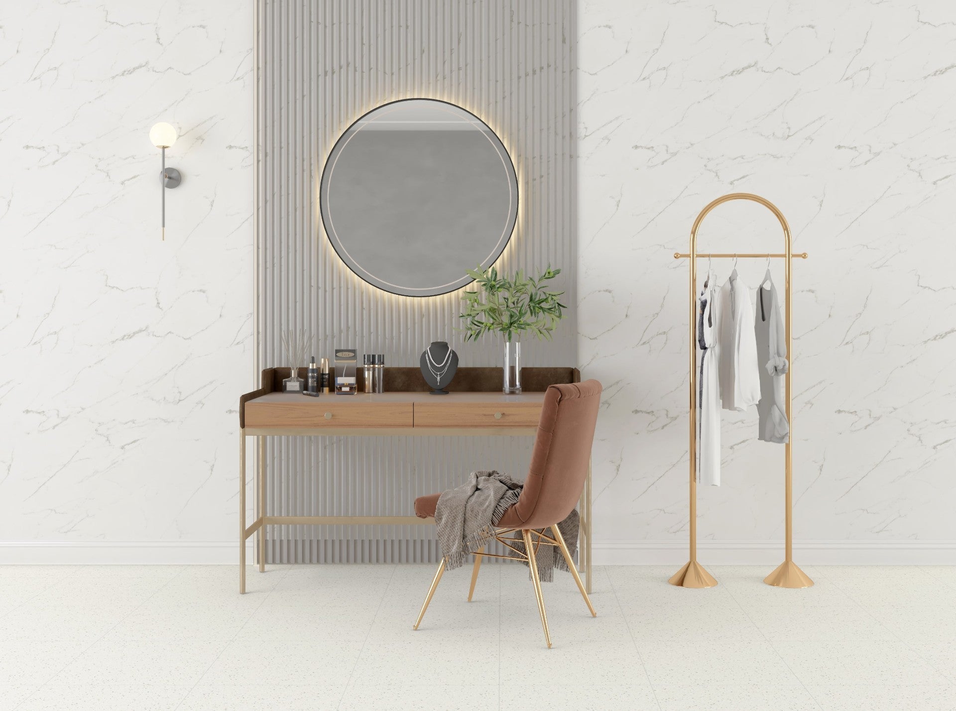 Panou SPC 4mm S891 Marble White
